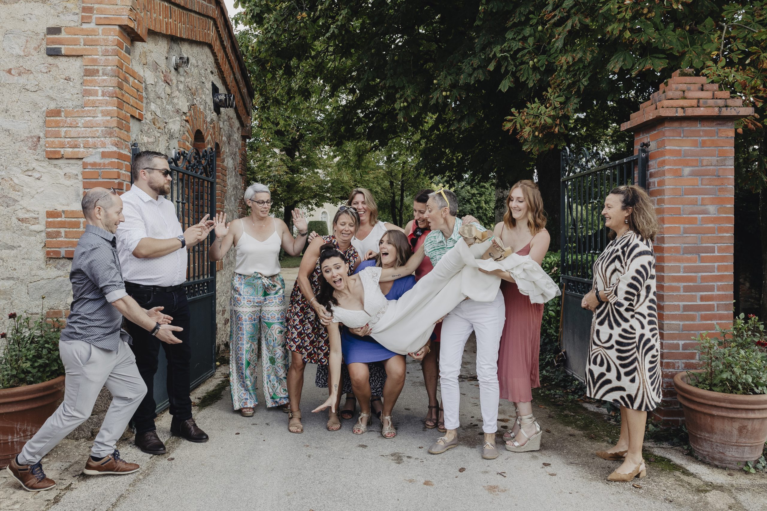 Photos mariage fun La Corbe